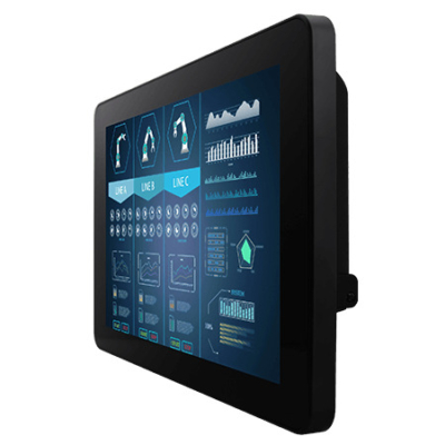 W10L100-PCH2-POE 10.1″ PoE Powered PCAP Widescreen Touch Monitor with 1280 x 800 and Front IP65