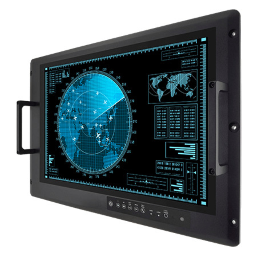 W15L100-MLB3FP 15.6″ 4K2K UHD Military LCD Rack Monitor