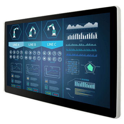 W15L100-PTA3-POE 15.6″ PoE Powered PCAP Widescreen Touch Monitor with FHD Display and Front IP65