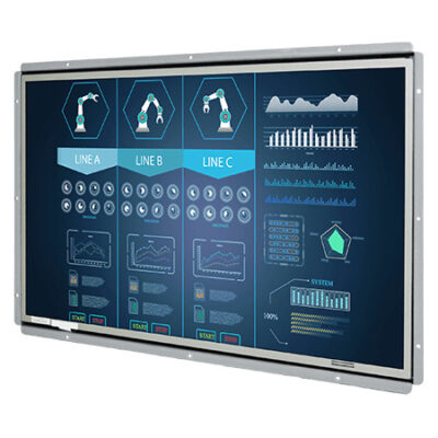 W18L100-OFA2HB 18.5″ High Brightness Open Frame Resistive Touch Monitor with 1000 Nit LCD