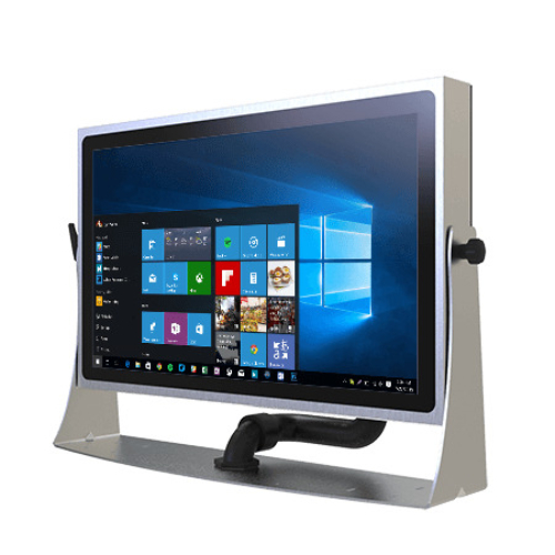 W24IT3S-SPA269-P1 23.8″ Waterproof HD Panel PC with Stainless Steel Enclosure