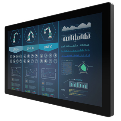 W24L100-GCC1OD 23.8″ Sunlight Readable PCAP Chassis Monitor with 1000 Nit FHD Display