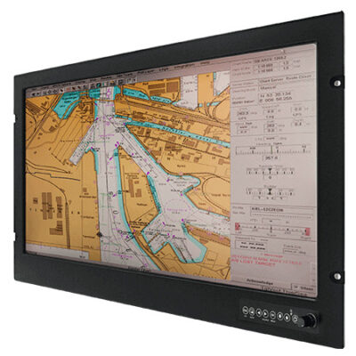 W24L100-MRA1 24″ Marine Monitor with Resistive Touch, IP66 Front and DNVGL-CG-0339