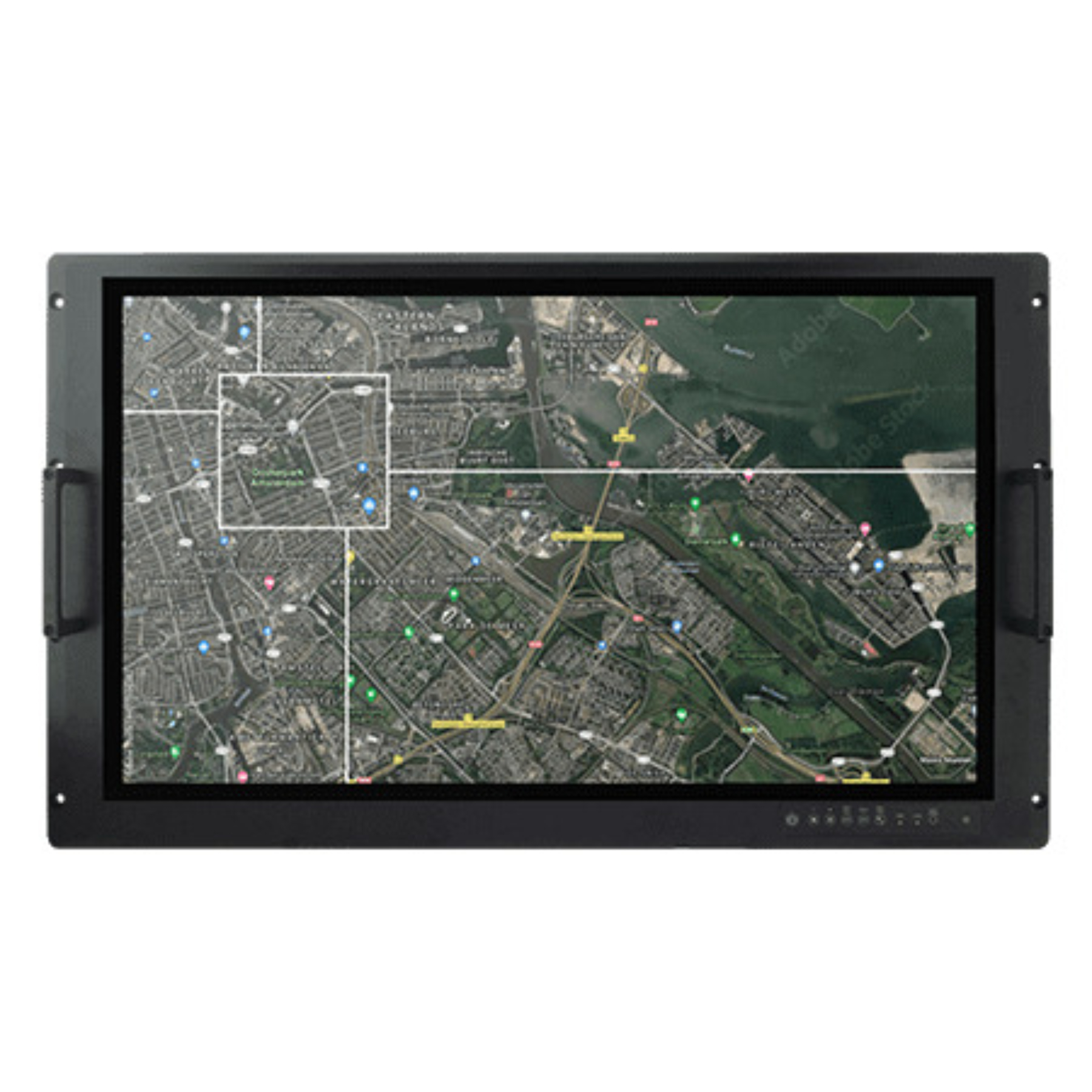 Military Box Rackmount Monitor W32L100-MLA3FP : 32″ FHD Rack Mount Military Touch Monitor | Things ...