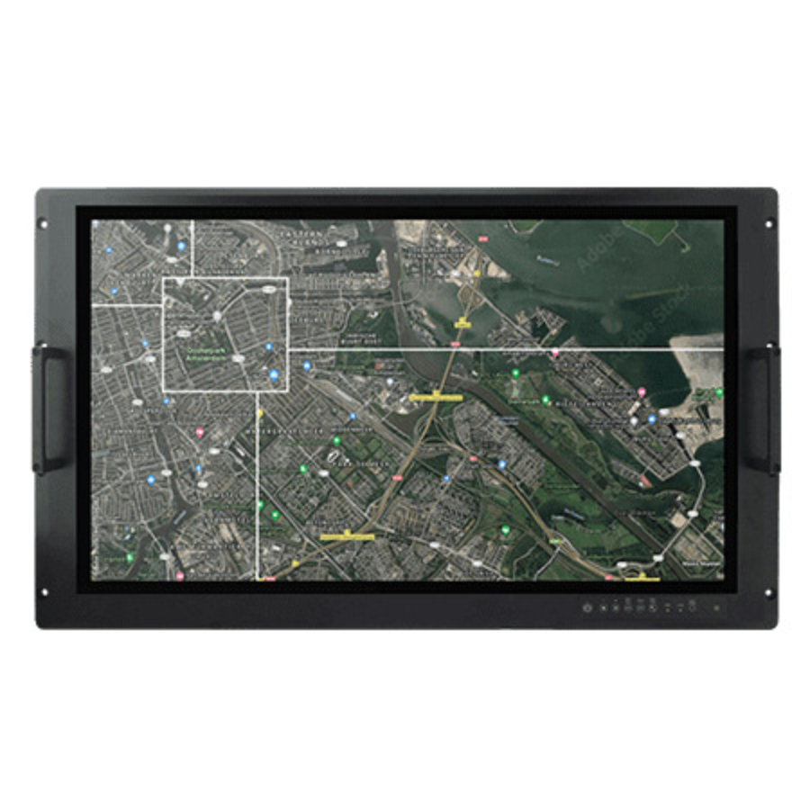 W32L100-MLA3FP 32″ FHD Rack Mount Military Touch Monitor