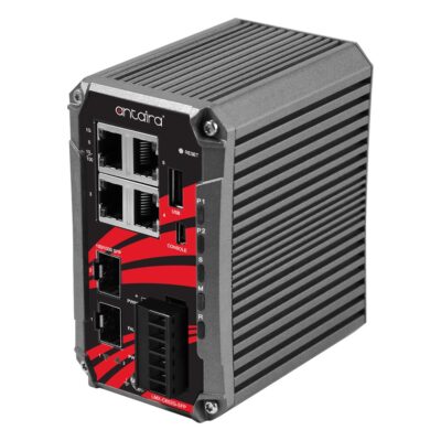 LMX-C602G-SFP-V2 6-Port Compact Gigabit Managed DIN Rail Ethernet Switch with 2x SFP