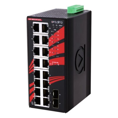 LNP-1802G-SFP 18-Port Gigabit Unmanaged Industrial Ethernet Switch with 16x PoE+ (240W) and 2x SFP