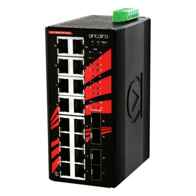 LNP-2004G-SFP 20-Port Gigabit Unmanaged Industrial Network Switch with 16x PoE+ (240W), 4x SFP and -40 to 75 °C
