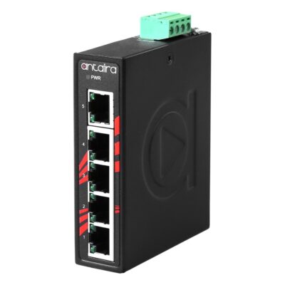 LNX-C500 5-Port Compact Fast Ethernet Unmanaged Industrial Network Switch