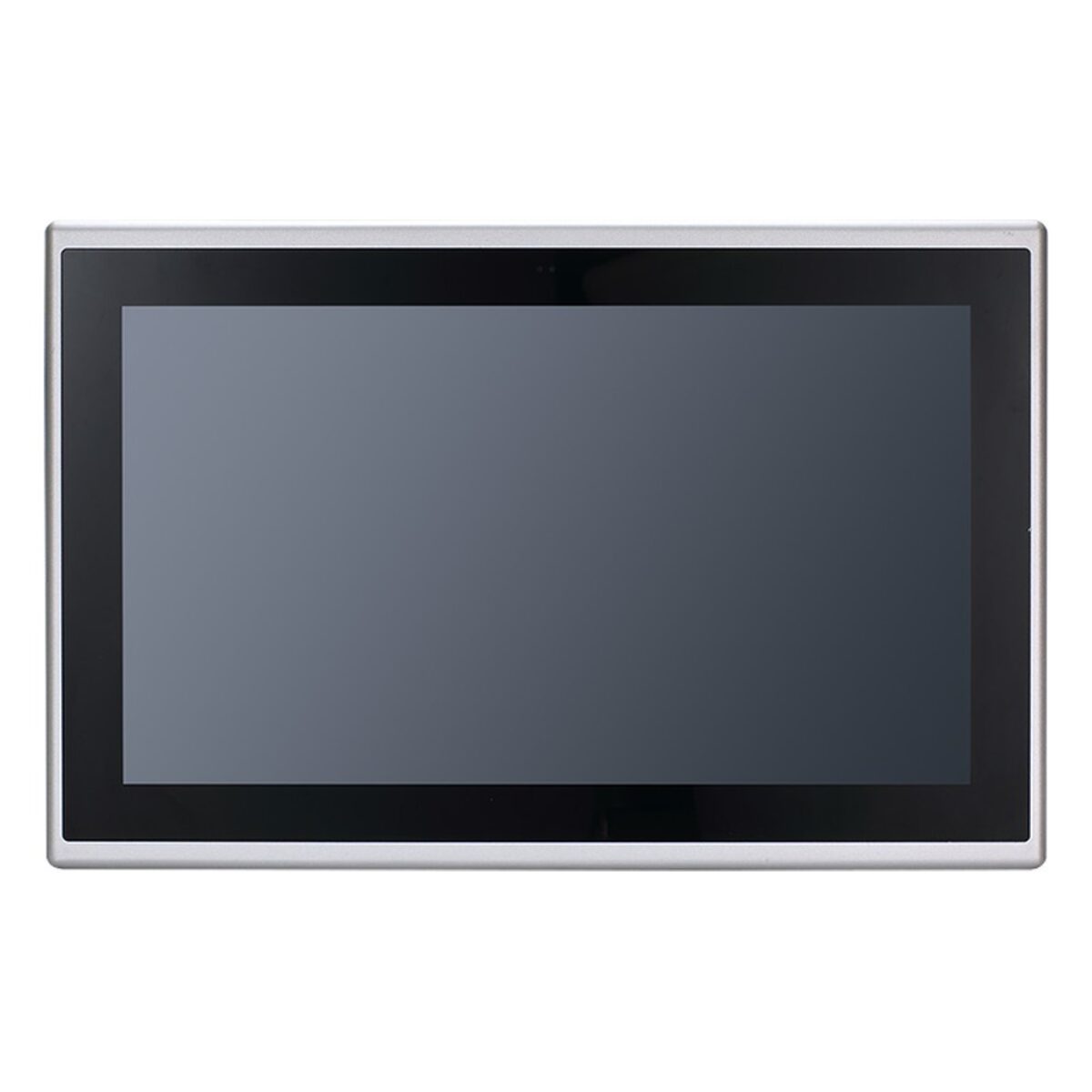 Axiomtek GOT315B-ADL-WCD front view of the 15.6 inch Full HD touch screen and IP65 front bezel