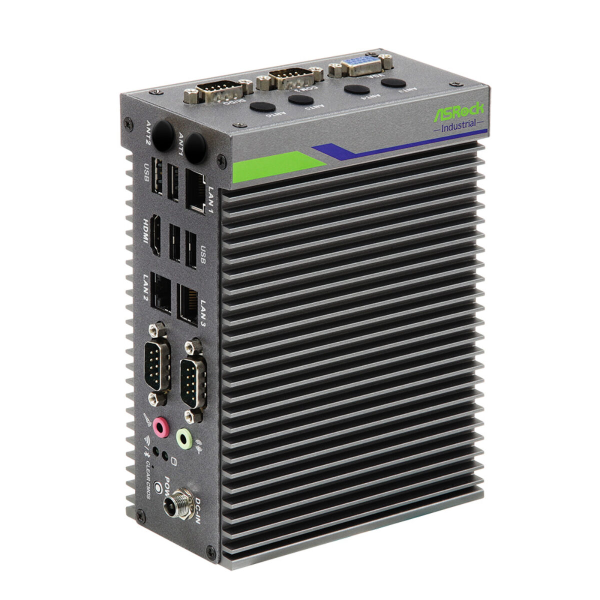 ASRock Industrial iEP-5000G Intel Atom x6425RE Elkhart Lake Fanless Edge Gateways with DIN Mount