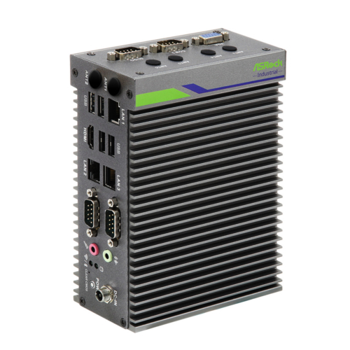 iEP-5000G Industrial Edge Gateway with 5 GbE LAN and Atom CPU