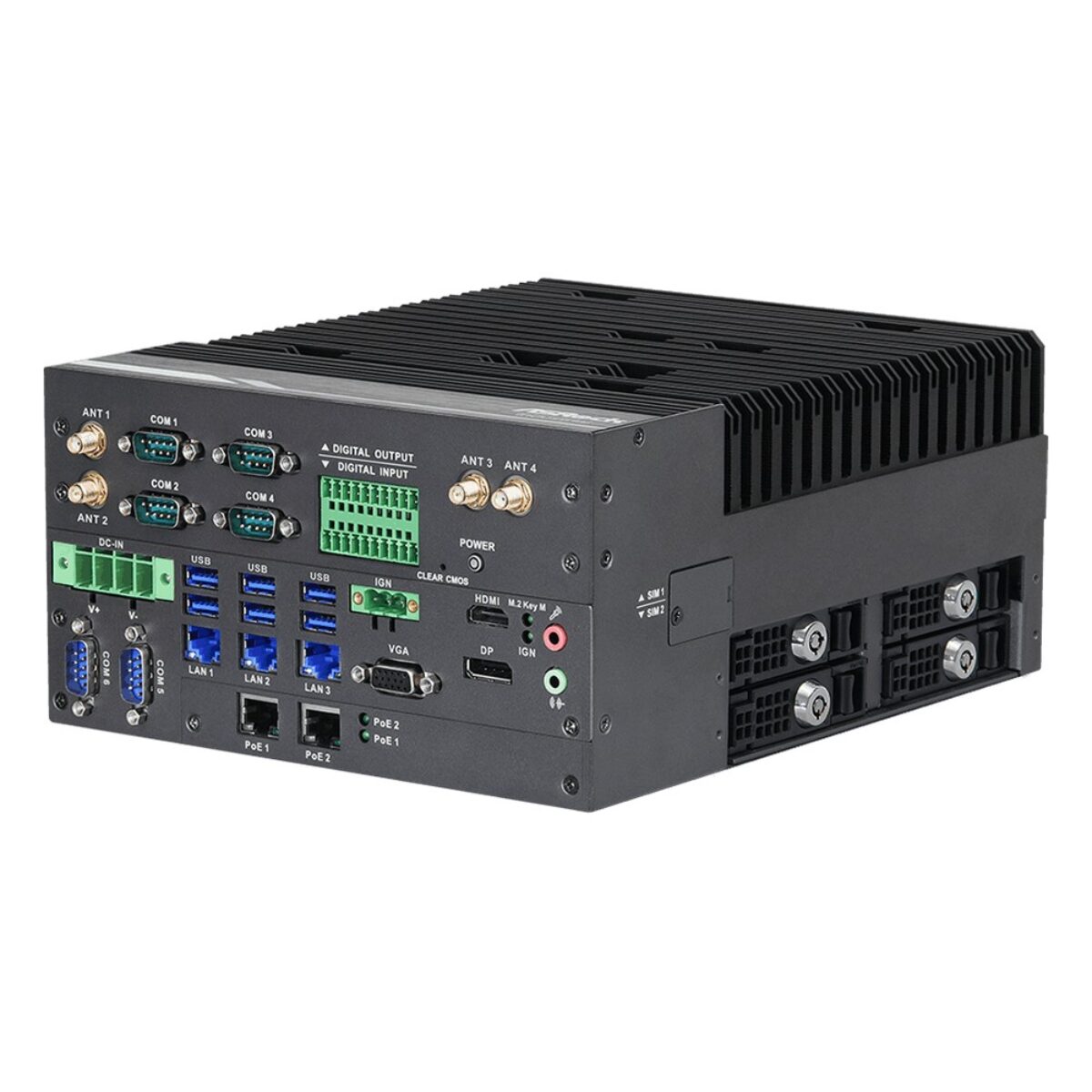 ASRock Industrial iEP-9040E angled view
