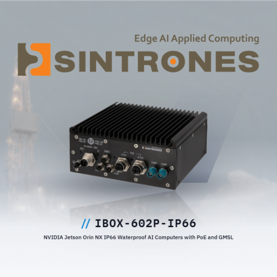 Sintrones iBOX-602P-IP66: an IP66 PoE Jetson Orin NX edge AI computer