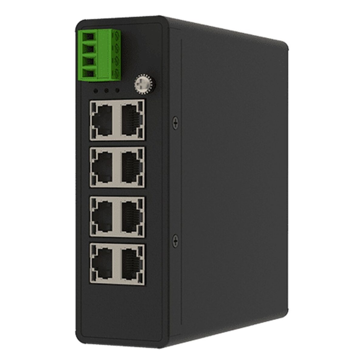 Winmate EACSW Ethernet switch, angled view