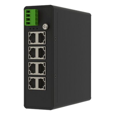 EACSW 8-Port Fast Ethernet Marine Switch with DIN-Rail and Wall Mounting