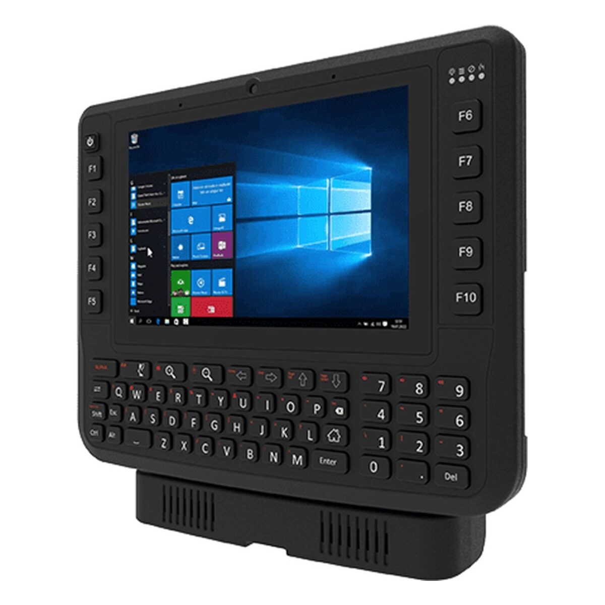 Winmate FM08E 8 inch vehicle mount computer, angled view