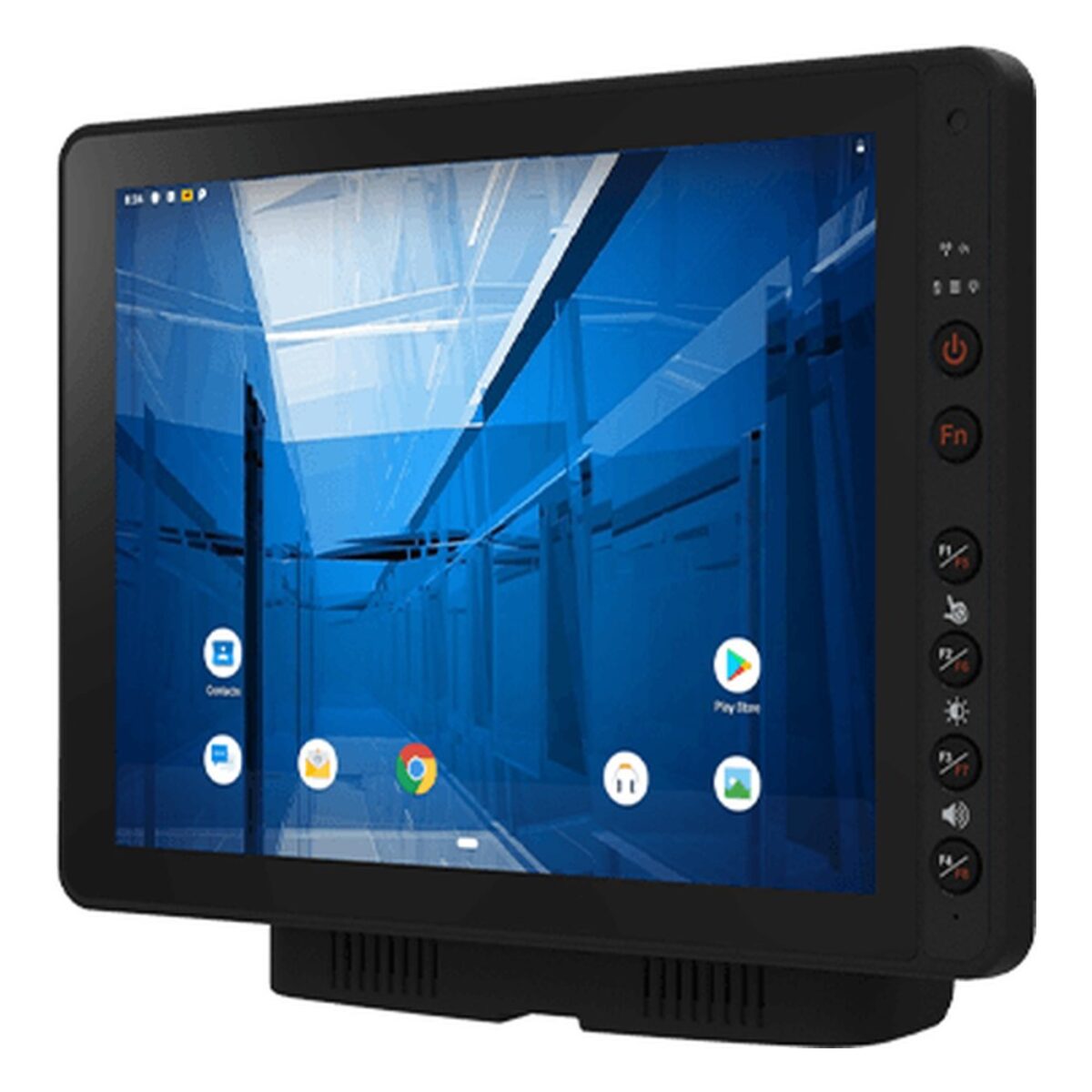 Winmate FM12Q9 12.1 inch vehicle mount computer, angled front view