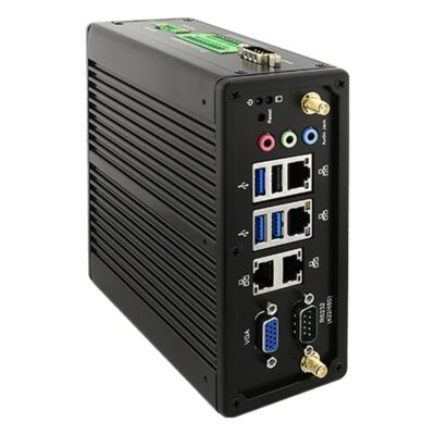IBDRW100-EL Intel Celeron N6211 Fanless DIN-Rail Box PC with 9 to 36V DC