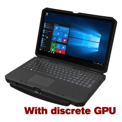 L156AD-4KM1 15.6″ 4K Rugged Laptop with Intel Core i7-12700H and NVIDIA RTX A1000 GPU