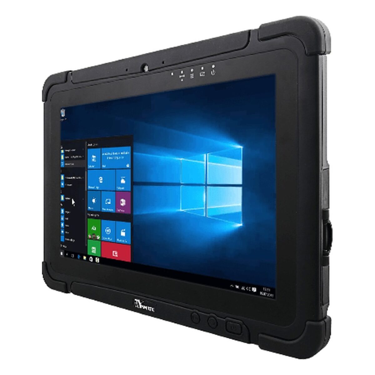 Winmate M101EK rugged tablet, angled view