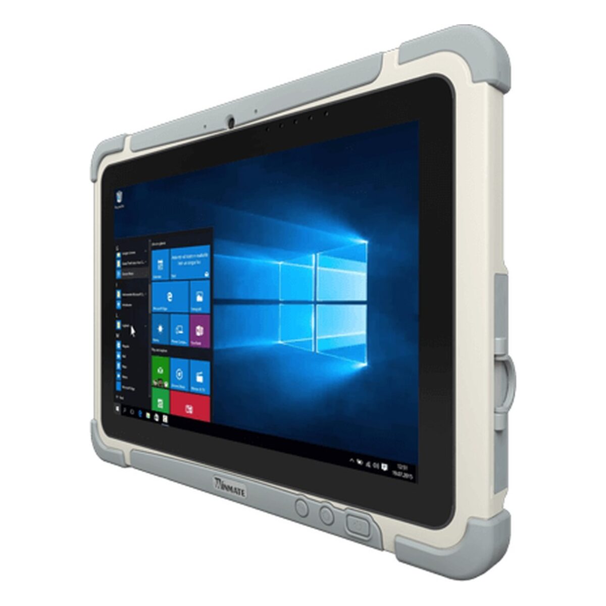 Winmate M101EK-ME rugged tablet, angled view