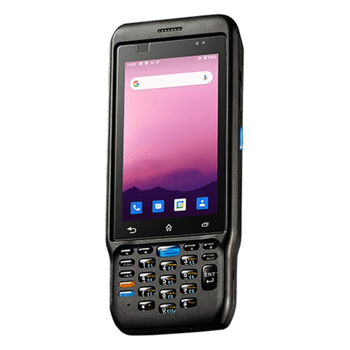 Winmate MC432 rugged handheld computer, angled view