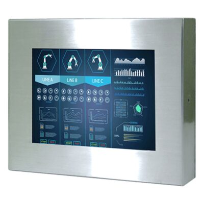 R08T200-65U1 8.4″ IP65 Stainless Steel Monitor with M12 Connectors and Resistive Touch