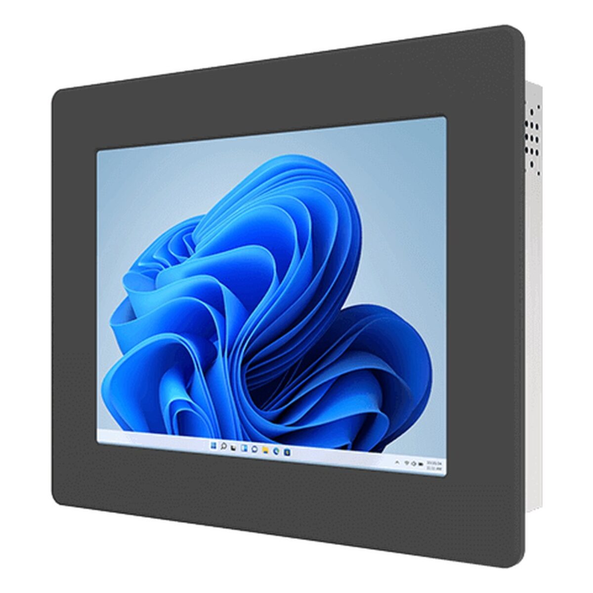 Winmate R10IAN3S-IPT2 10.4 inch panel PC, angled front view