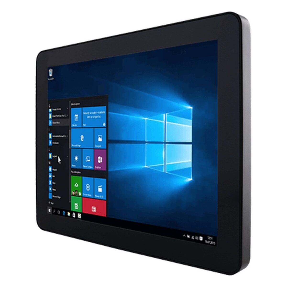 Winmate R10IE3S-GST2 10.4 inch panel PC, angled front view