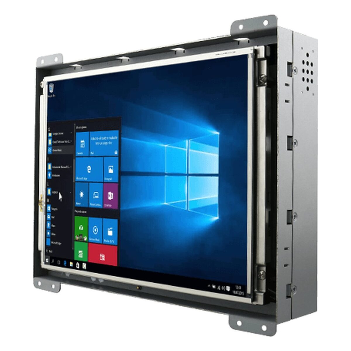 Winmate R10IE3S-OFP1 10.4 inch panel PC, angled front view