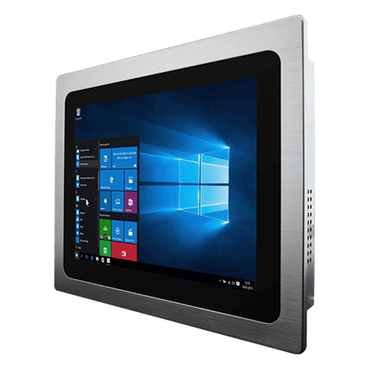 Winmate R10IT3S-PPT2 10.4 inch HMI panel PC, angled front view