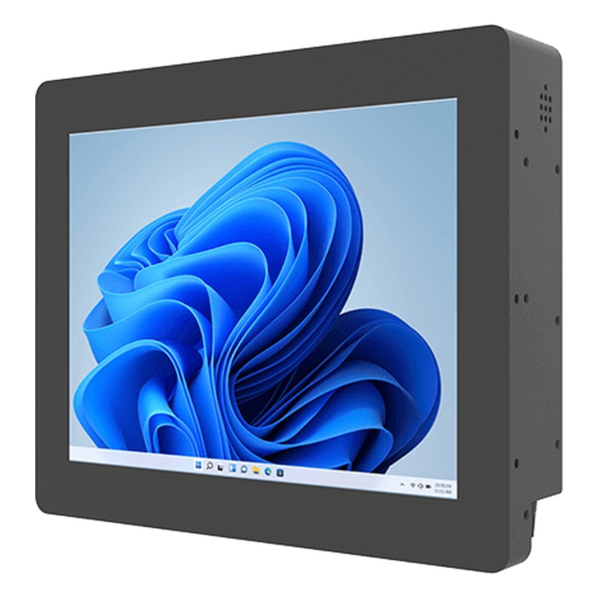 Winmate R12IAN3S-CHM2 12.1 inch panel PC, angled front view