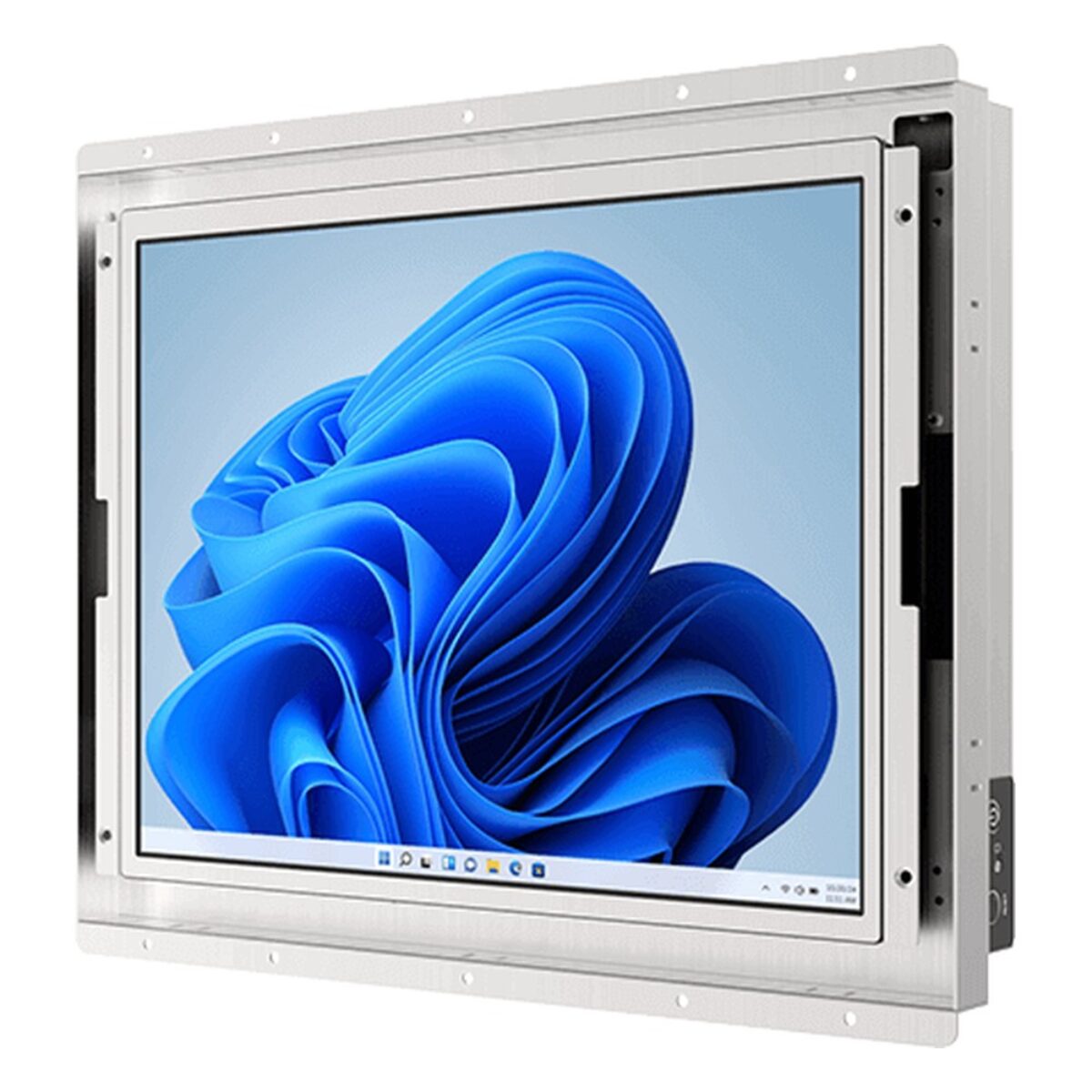 Winmate R12IAN3S-OFM2 12.1 inch panel PC, angled front view