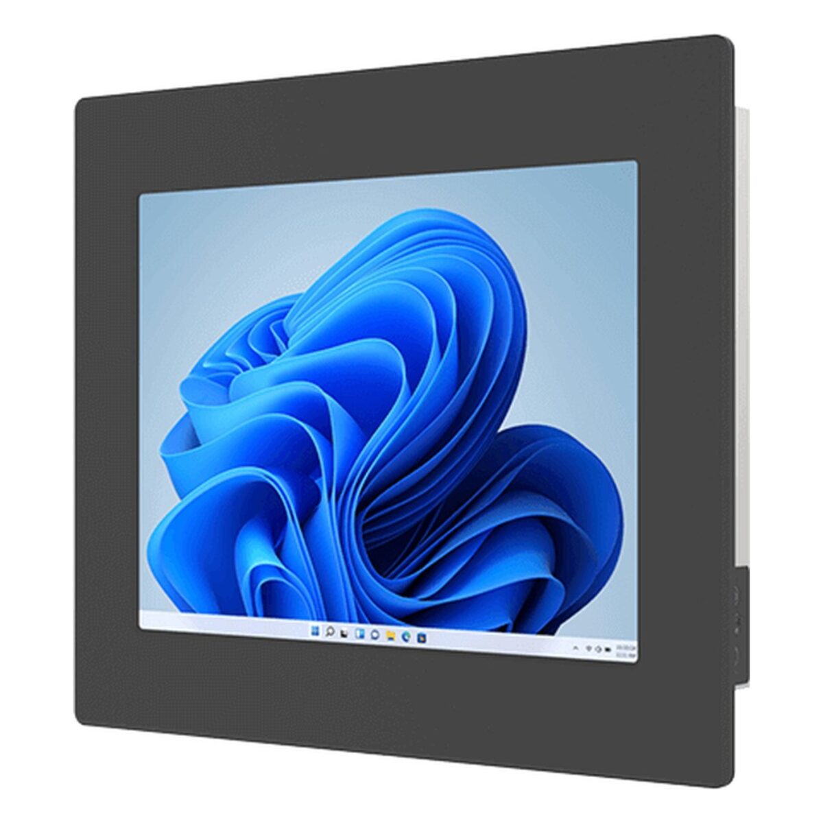 Winmate R12IAN3S-PMM2 12.1 inch panel mount PC, angled front view