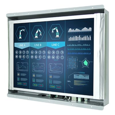 R12T600-OFL1HB 12.1″ Open Frame Monitor with 1000 Nit SVGA Display and Resistive Touch