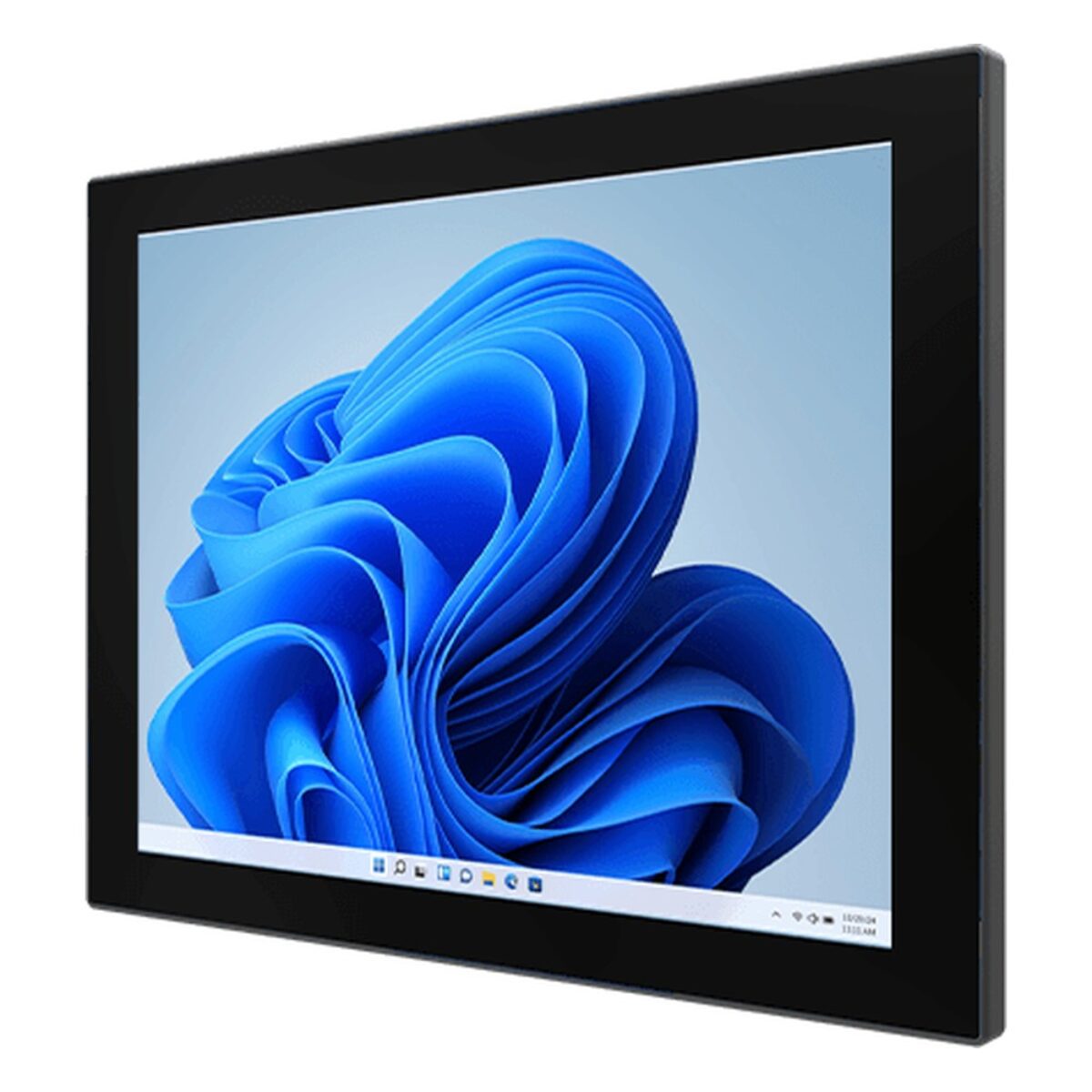 Winmate R15IAN3S-GSC3(HB) 15 inch panel PC, angled front view