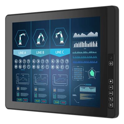 R15L100-67C3POD 15″ Full IP67 Rugged Monitor with MIL-STD-810G and M12 Connectors