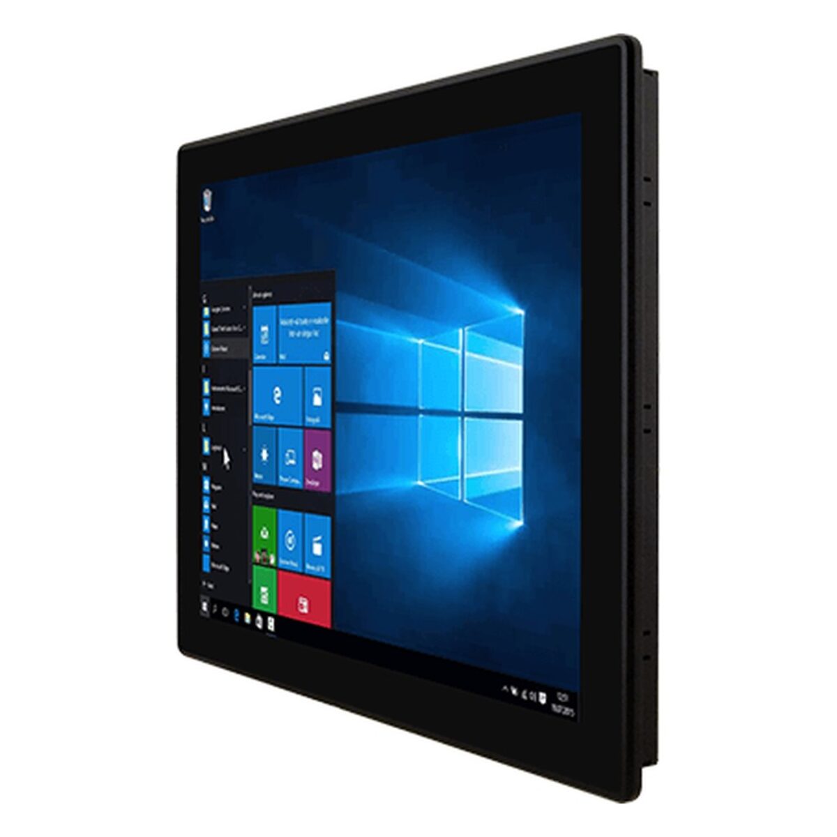 Winmate R19ITWS-MHA1 19 inch HMI panel PC, angled front view