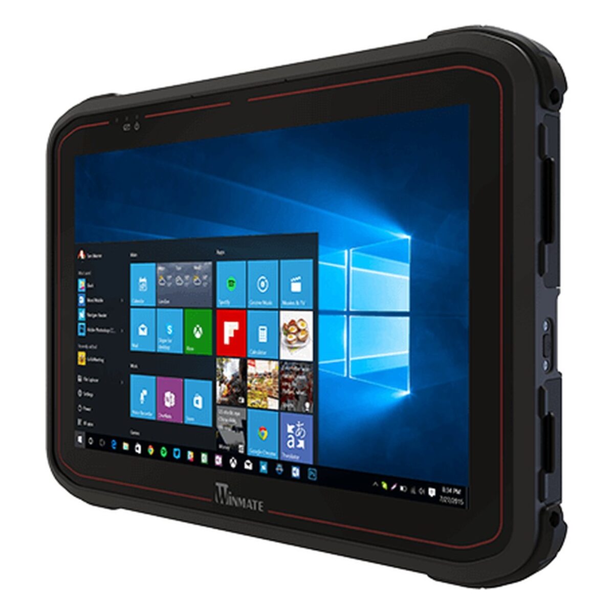 Winmate S101TG rugged tablet, angled view