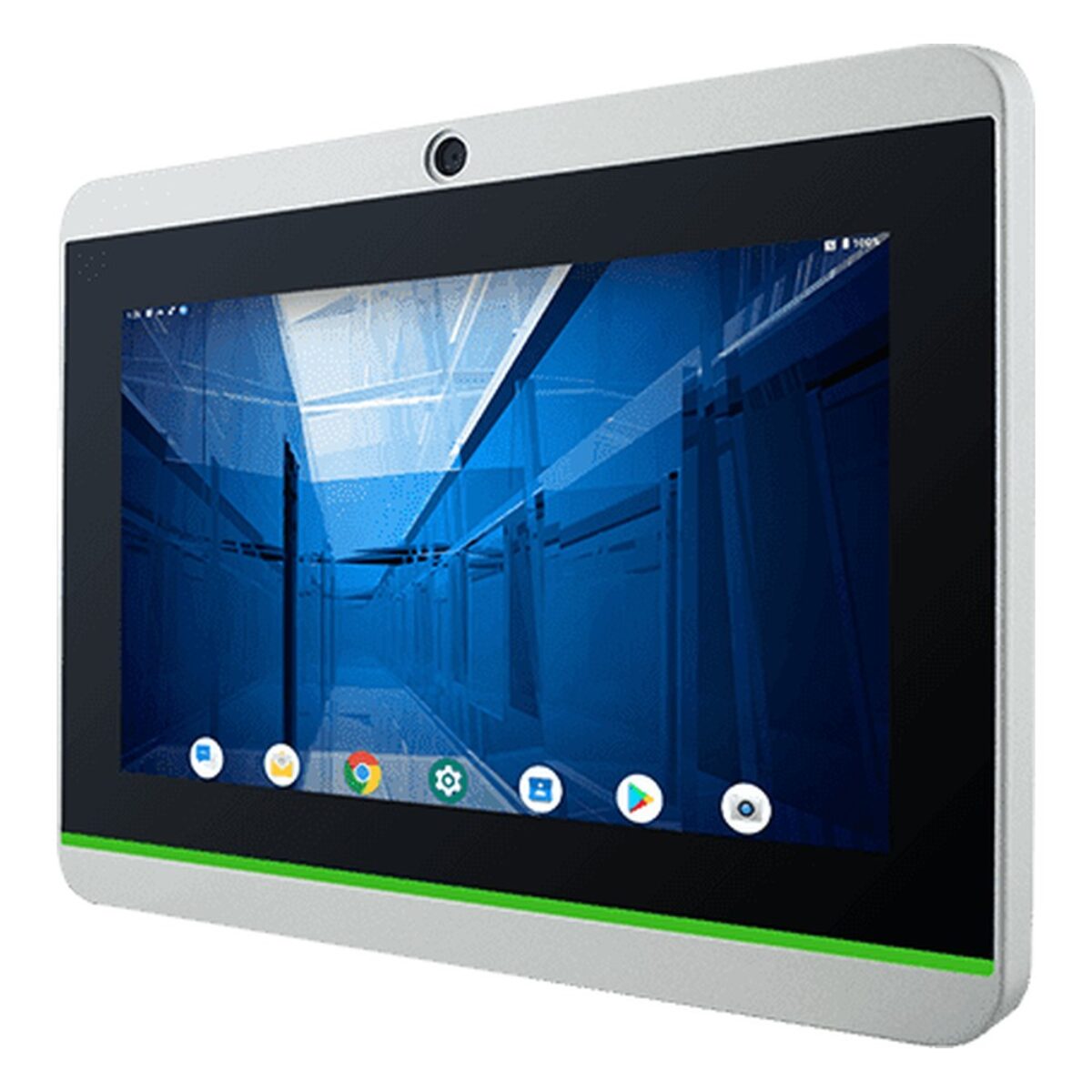 Winmate W07MG3S-PCT1AC-POE 7 inch panel PC, angled front view