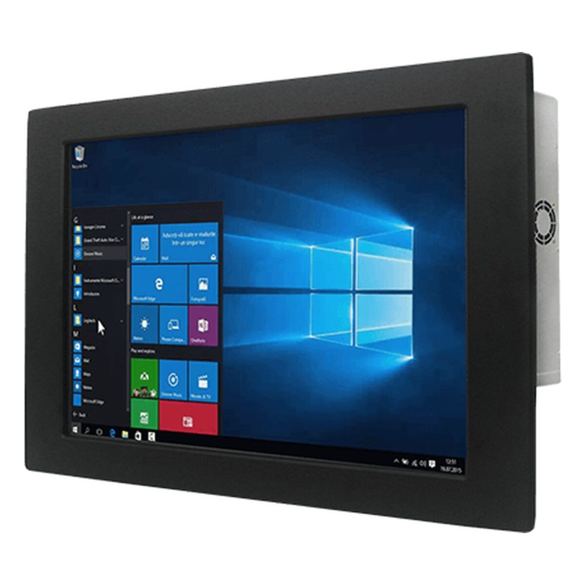 Winmate W18IF7T-IPA2 18.5 inch panel PC, angled front view
