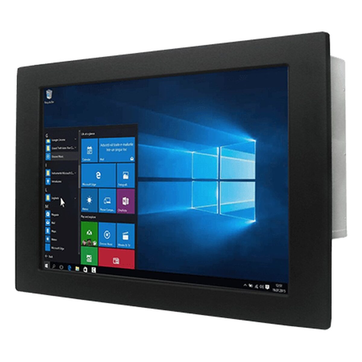 Winmate W18IP7T-IPA2 18.5 inch panel PC, angled front view