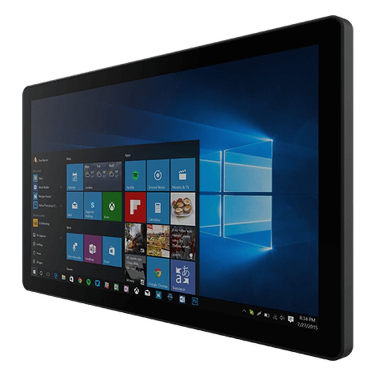 Winmate W22IT3S-PTA3 21.5 inch panel PC, angled front view