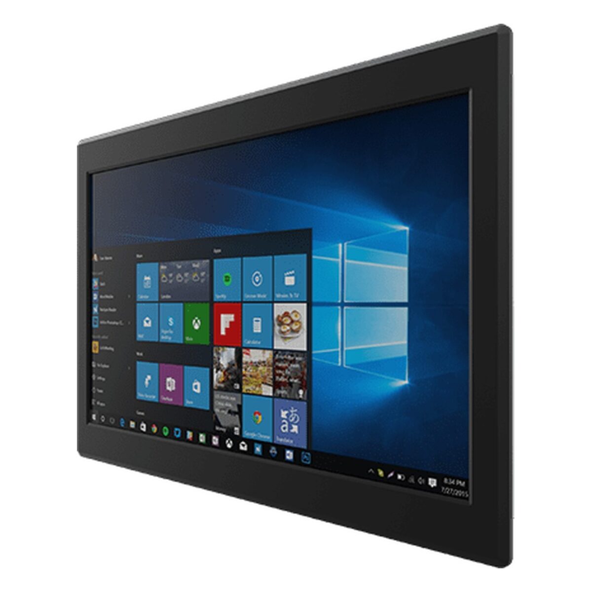 Winmate W22IT7T-IPA3 21.5 inch panel PC, angled front view