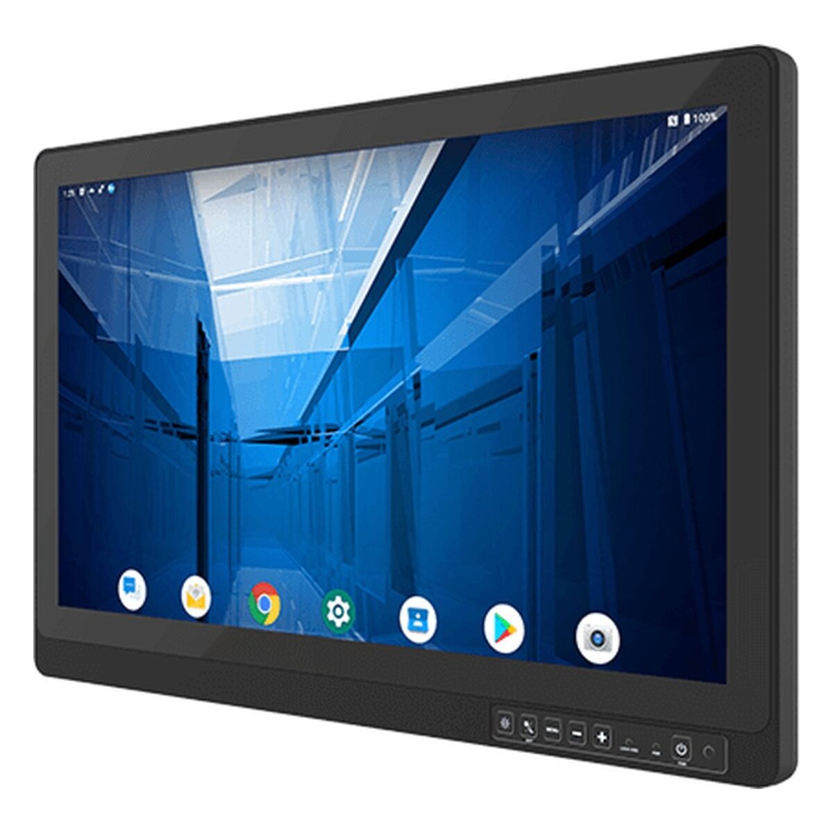 Winmate W22MG3S-67B2-P(HB) 21.5 inch panel PC, angled front view