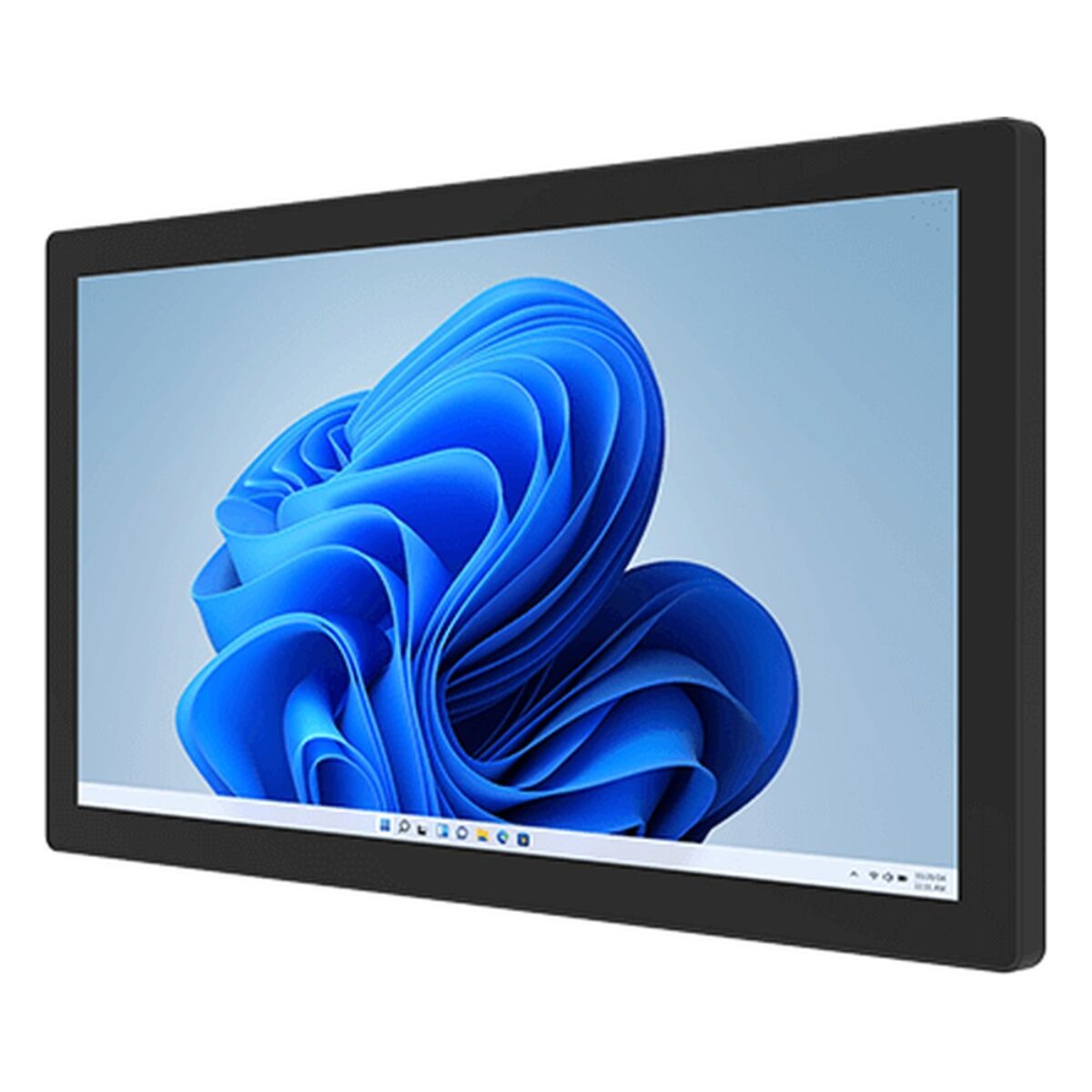 Winmate W24IAD7T-GPA2 23.8 inch panel PC, angled front view