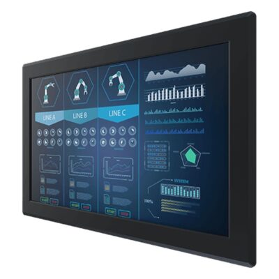 W24L100-PMC1OD 23.8″ Sunlight Readable Panel Mount Monitor with 1000 Nit FHD Display and Wide Temperature