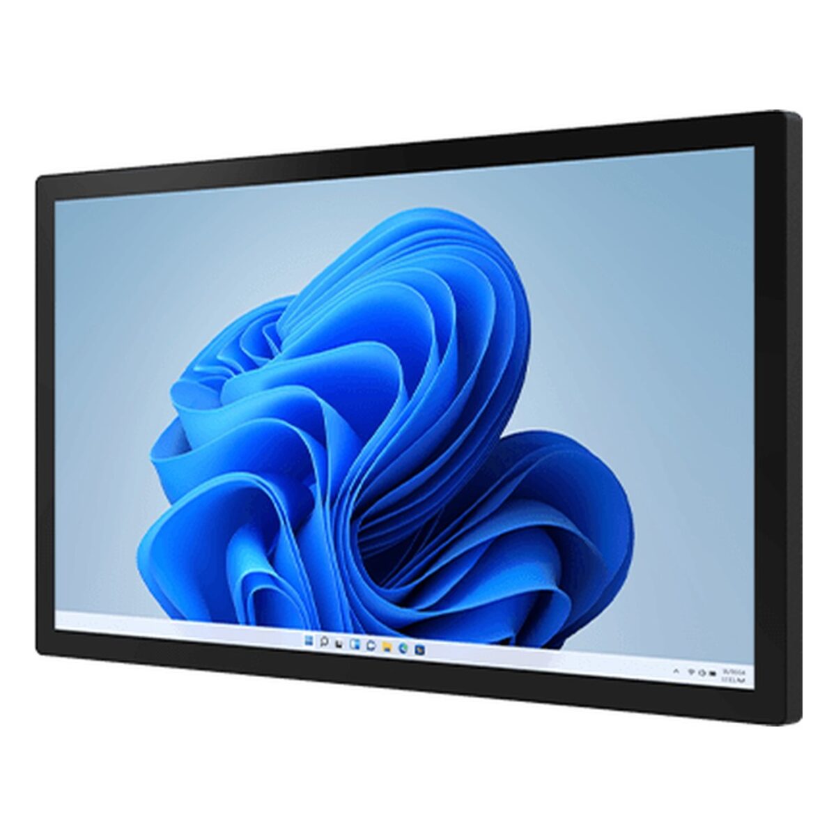 Winmate W27L100-GCA1 27 inch monitor, angled front view