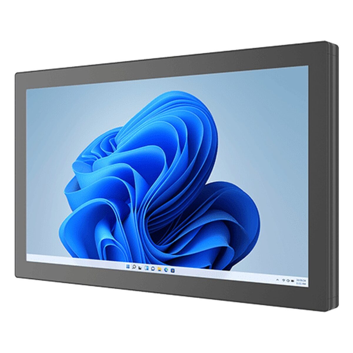 Winmate W32IAD7T-GPA3 32 inch panel PC, angled front view